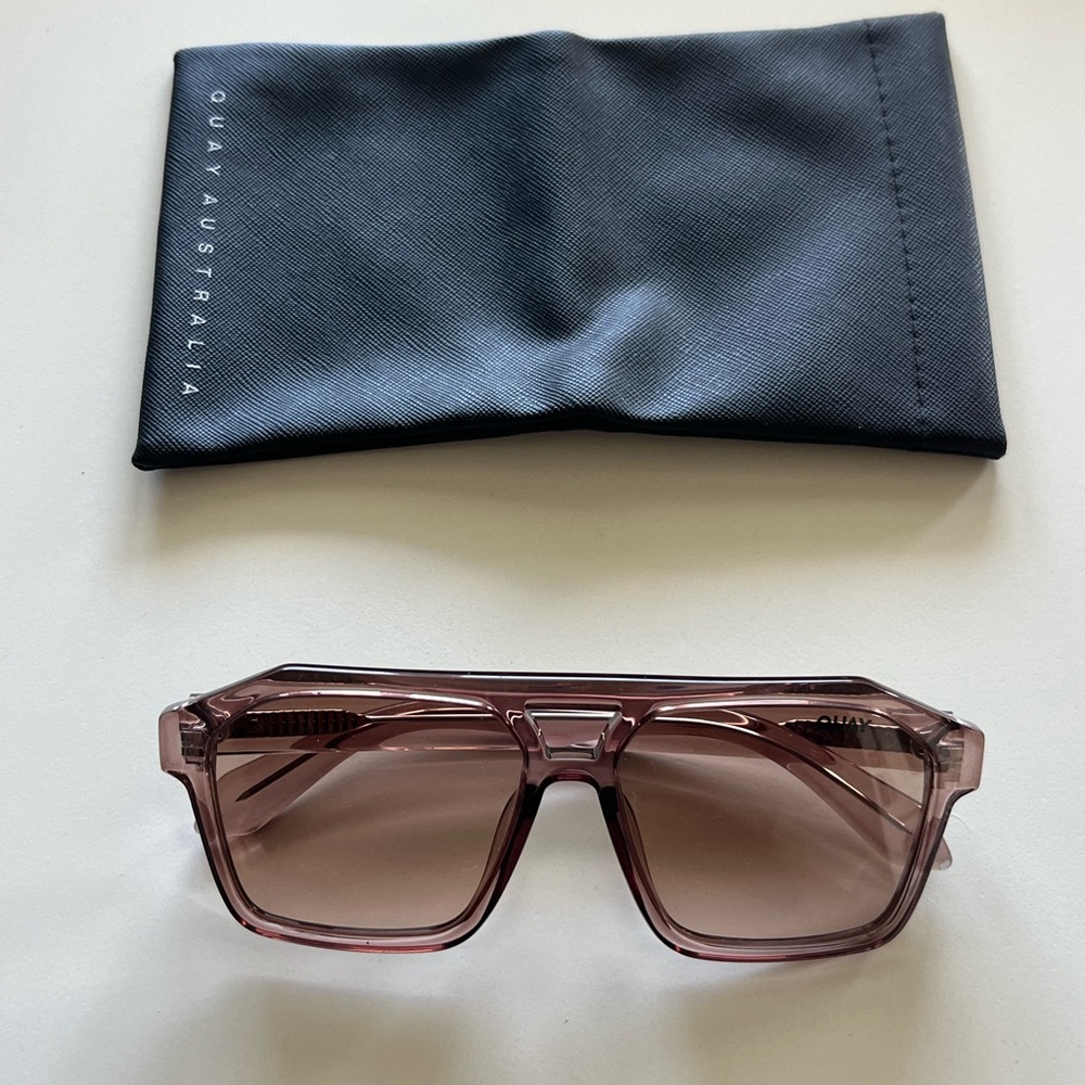 Quay Australia Soundcheck Clear Sunglasses
